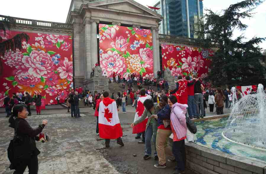 A Modest Veil by Michael Lin at Vancouver 2010 Cultural Olympiad